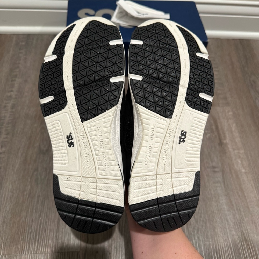 SAS Tour Mesh Nova Black Comfort Walking Sneakers - Picture 10 of 13